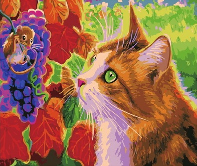 

Картина по номерам Paintboy Кошачье любопытство GX34576