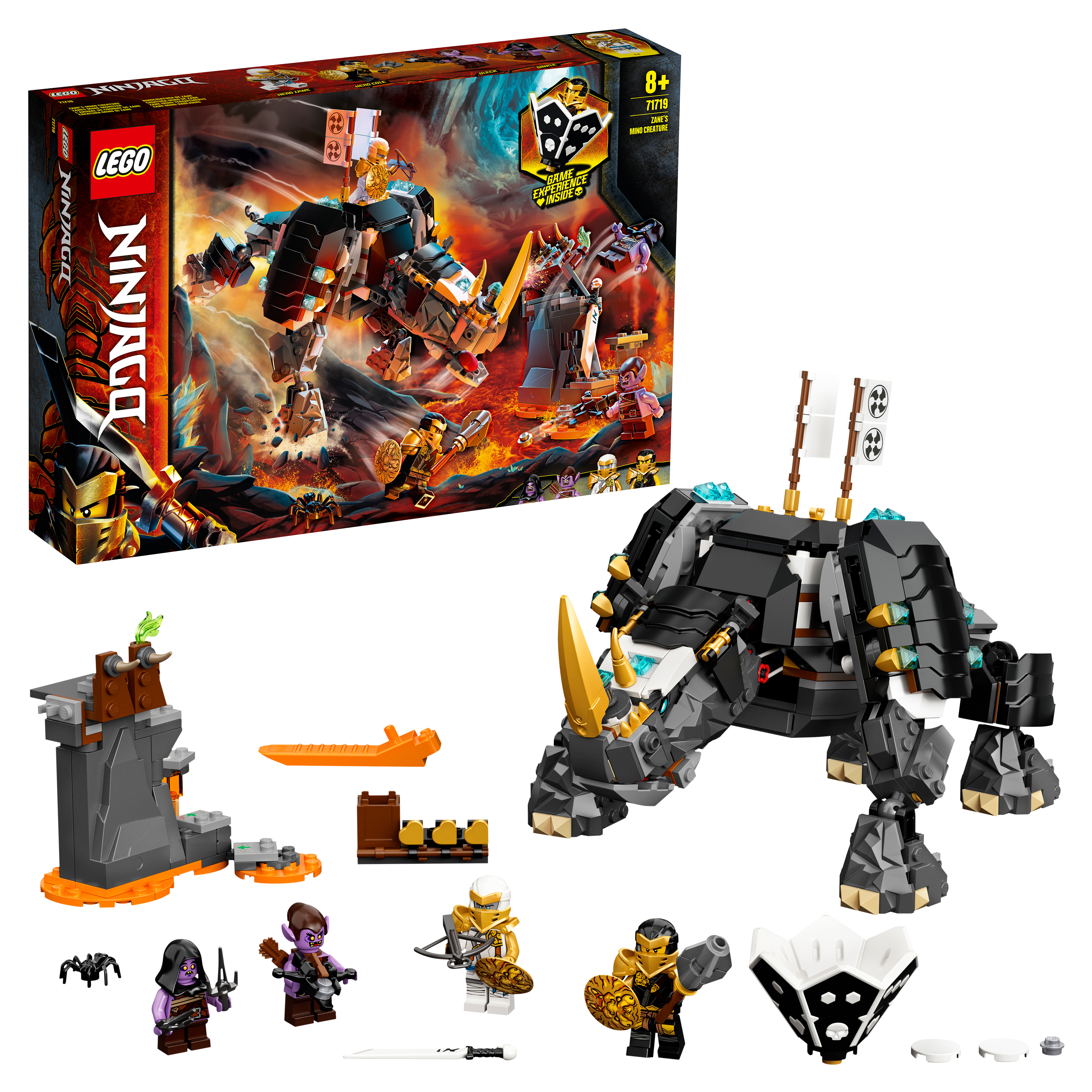 Конструктор LEGO NINJAGO 71719 Бронированный носорог Зейна конструктор lego ninjago легендарные битвы кай против армии скелетов 71730