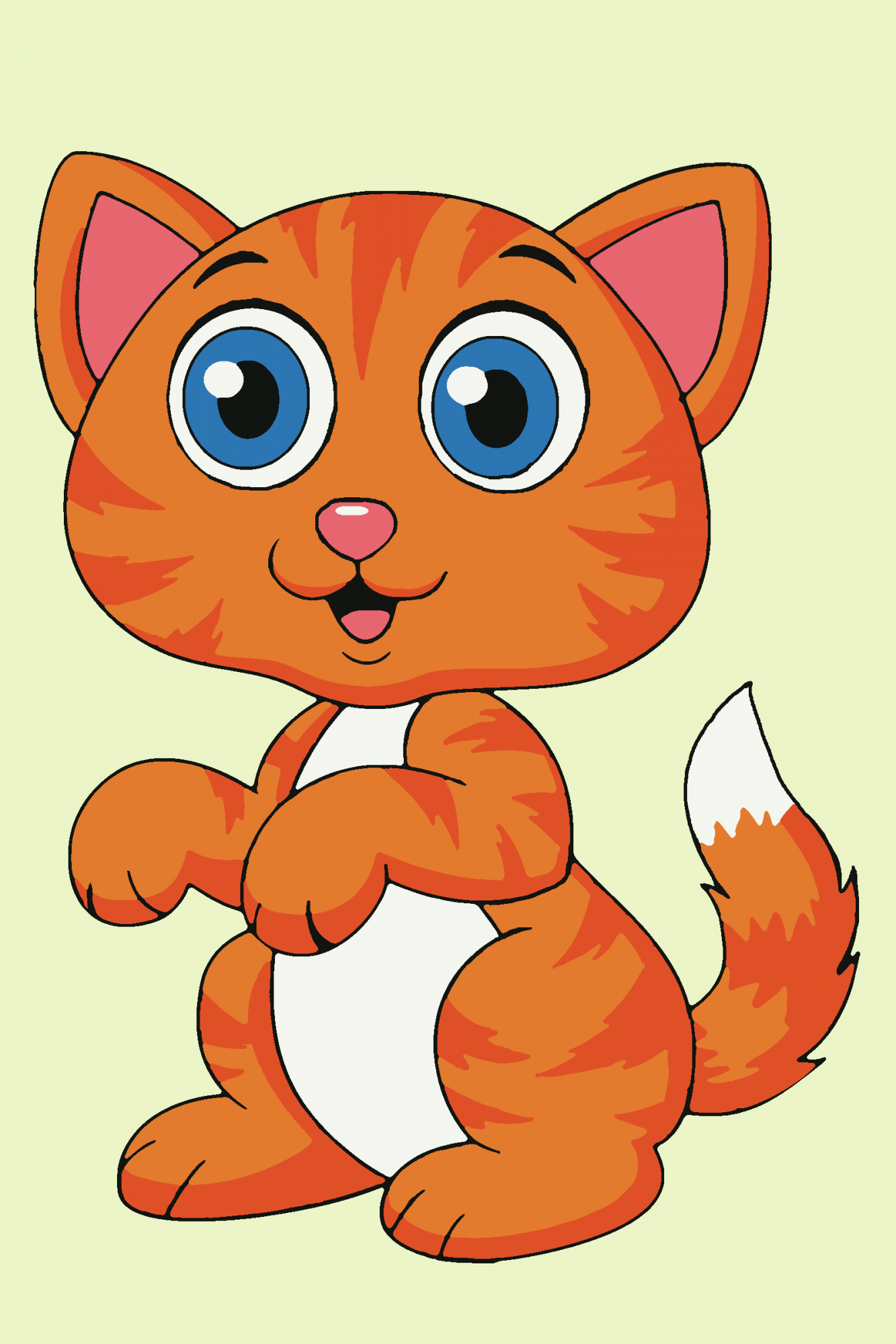 

Картина по номерам Color KIT Милый котенок UE023