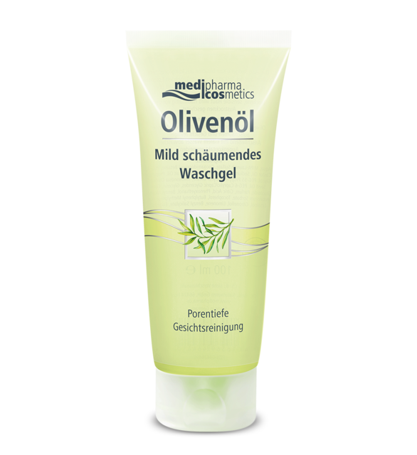 Купить Гель для умывания Medipharma cosmetics Olivenöl пенящийся, 100 мл