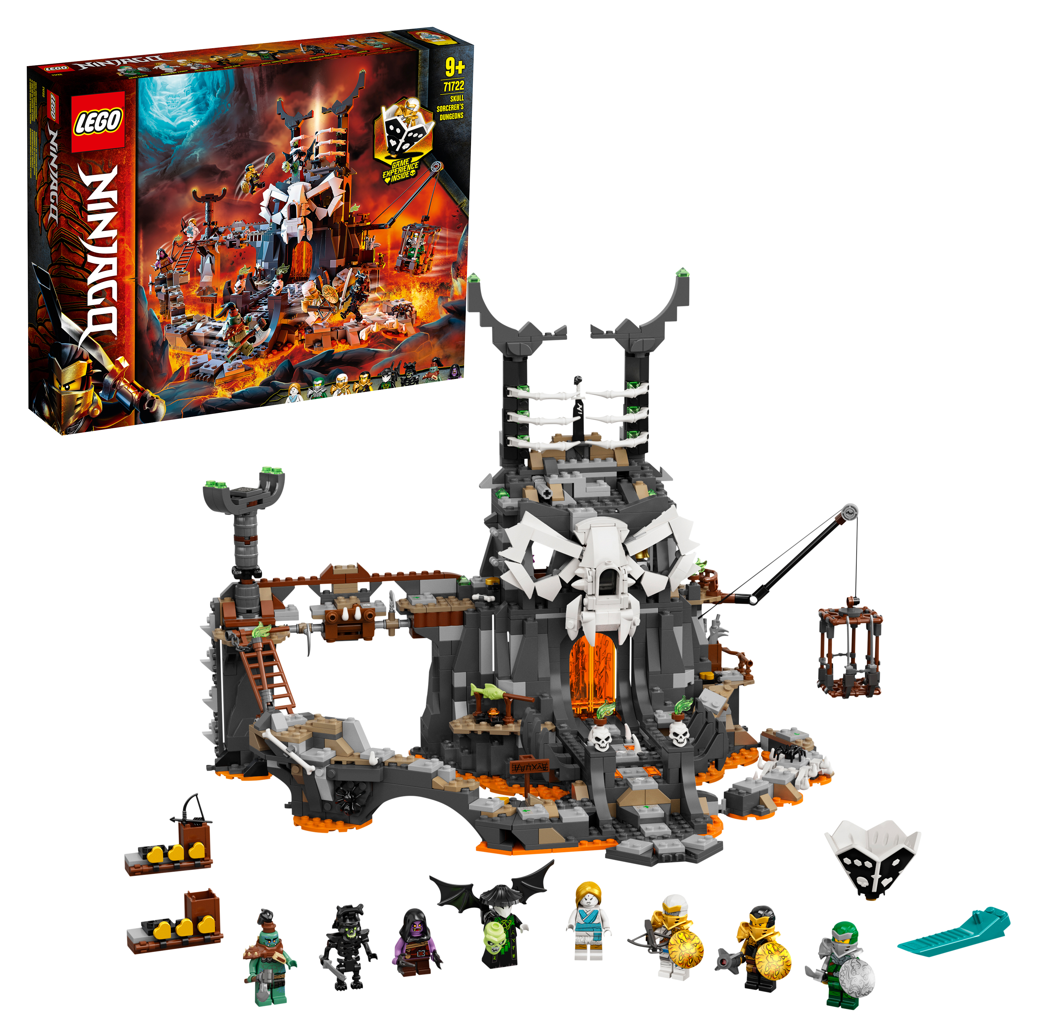 Конструктор LEGO NINJAGO 71722 Подземелье колдуна-скелета