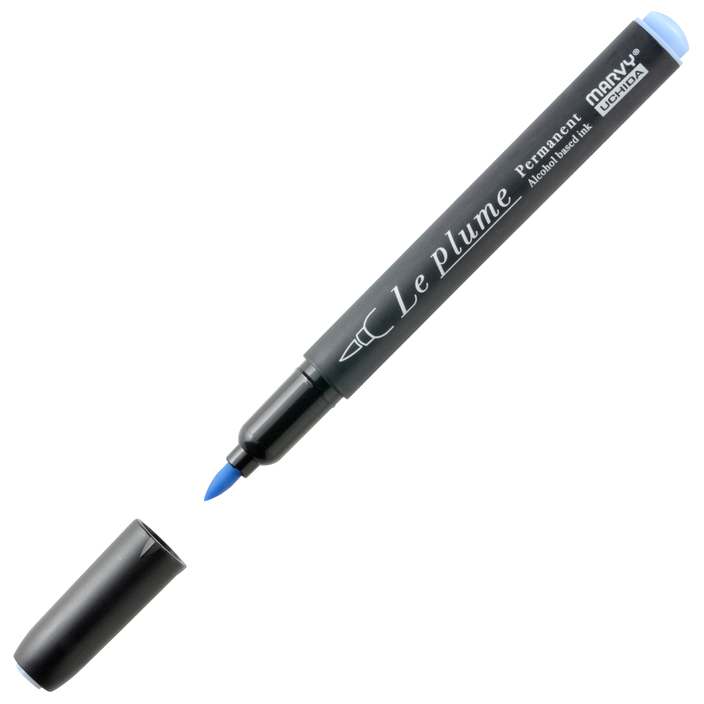 

Маркер перманентный Marvy с наконечником кисть TINTED BLUE MAR3000/B713 синий