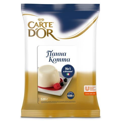 

Десерт Carte D'or панна котта сухая смесь 520 г