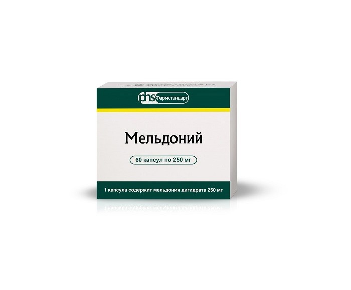 Купить Мельдоний капсулы 250 мг 60 шт., Фармстандарт-Лексредства, Россия