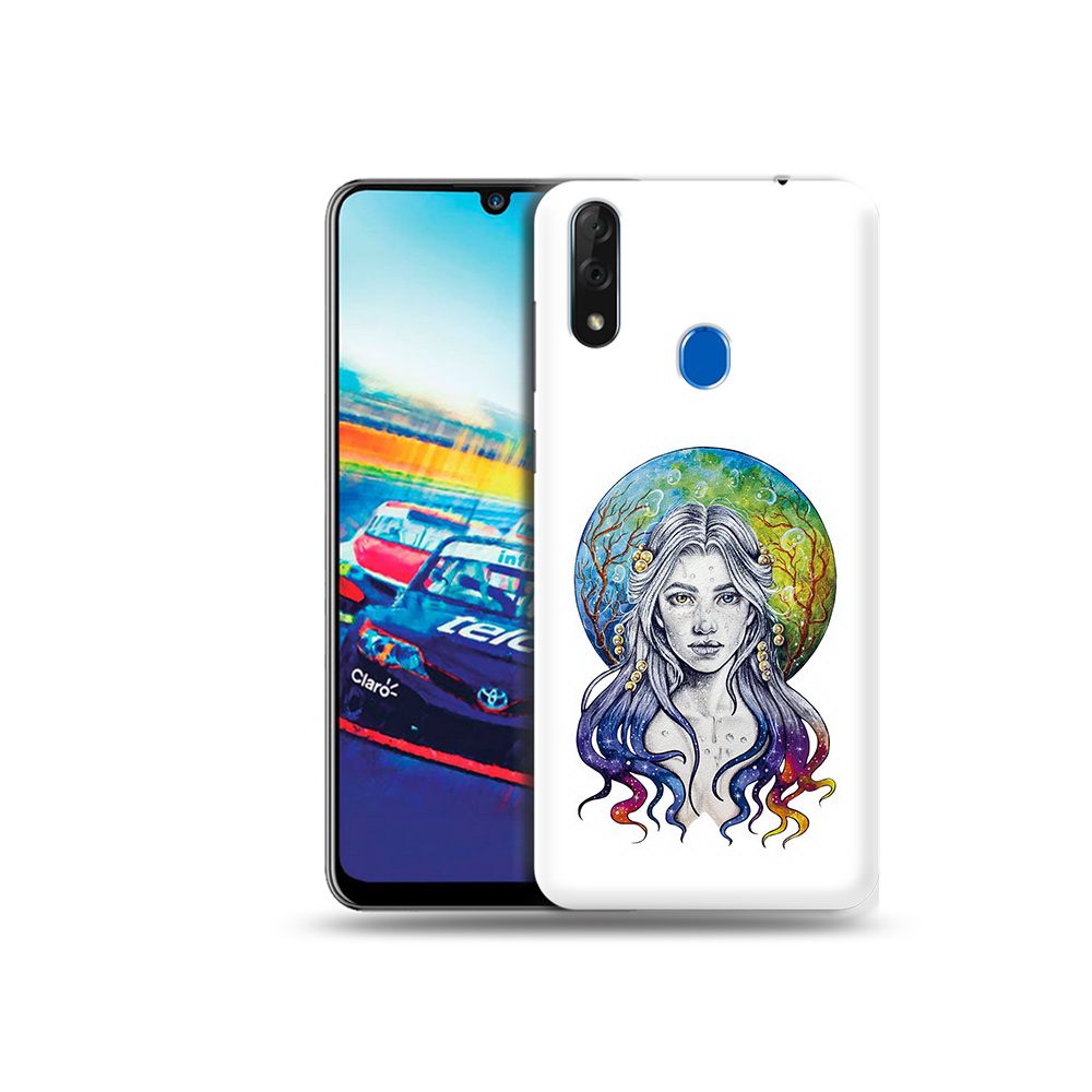 

Чехол MyPads Tocco для ZTE Blade V10 девушка с красивыми волосами (PT136503.455.313), Прозрачный, Tocco