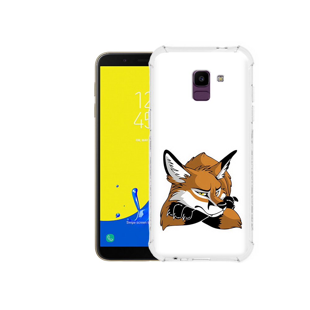 

Чехол MyPads Tocco для Samsung Galaxy J6 (2018) фокс, Прозрачный, Tocco
