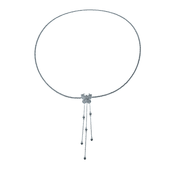 

Колье-галстук из серебра 40 см Element47 MT1608-N52M465Y2_KL_001_WG, фианит, MT1608-N52M465Y2_KL_001_WG