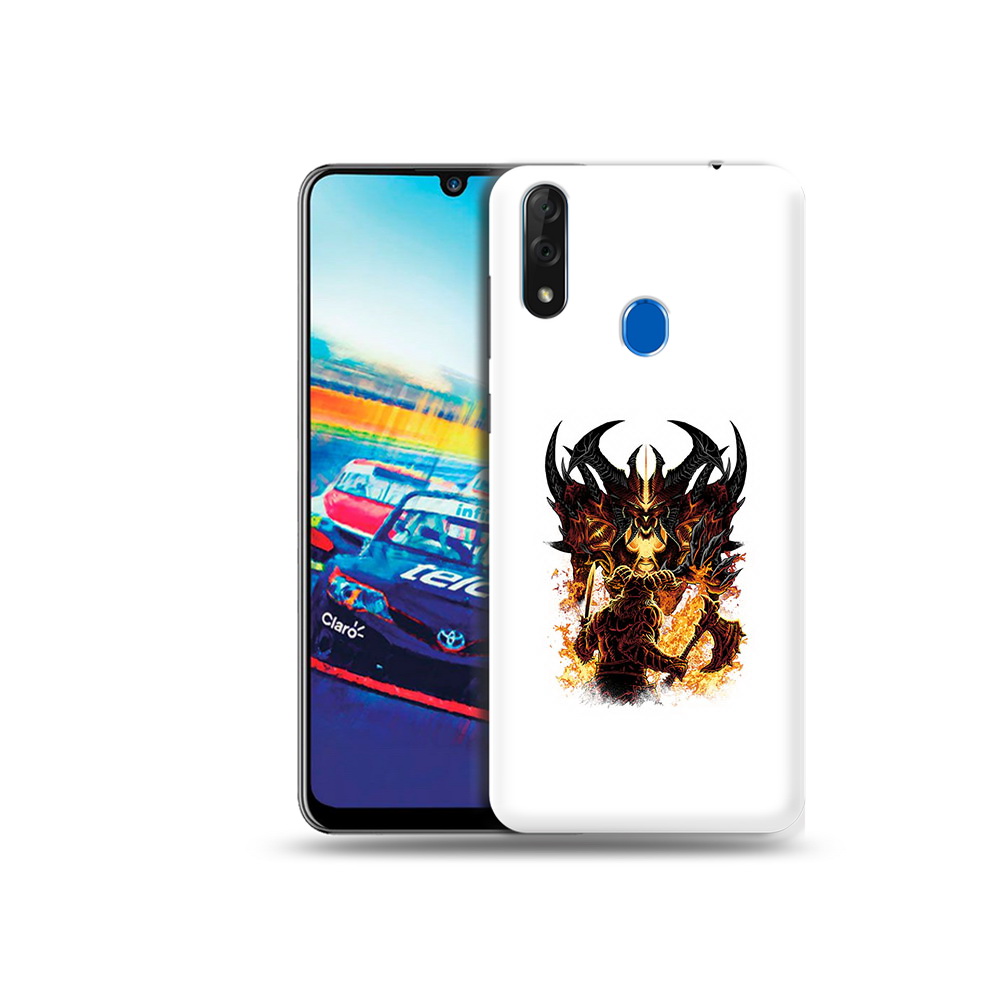 

Чехол MyPads Tocco для ZTE Blade V10 демон shadow fiend (PT136503.455.318), Прозрачный, Tocco