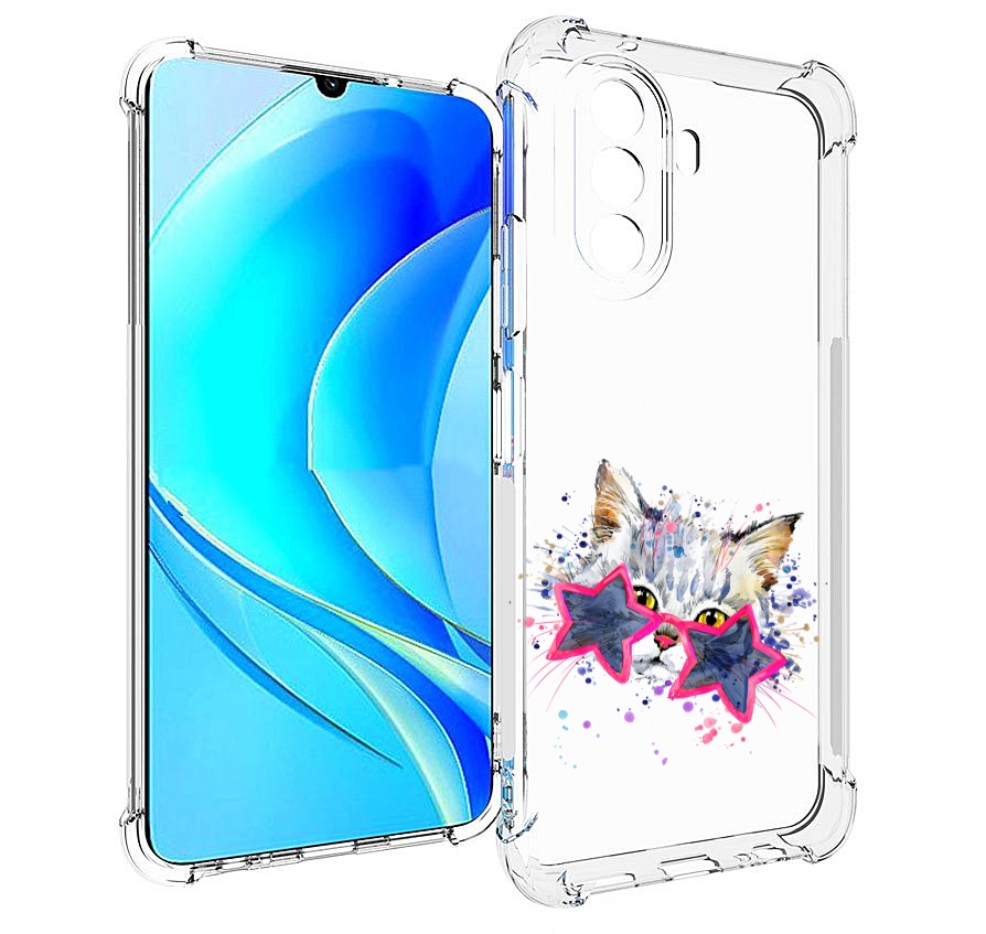 

Чехол MyPads звездные очки для Huawei Nova Y70 / Nova Y70 Plus (MGA-LX9N), Прозрачный, Tocco