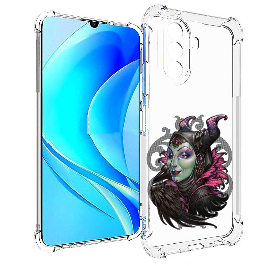 

Чехол MyPads зеленая девушка с вороном для Huawei Nova Y70 / Nova Y70 Plus (MGA-LX9N), Прозрачный, Tocco
