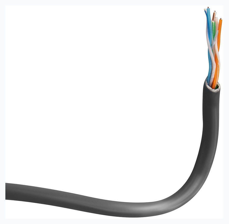 фото Бюрократ кабель сетевой buro utp 4 пары cat5e solid 0.45мм cu 305м серый