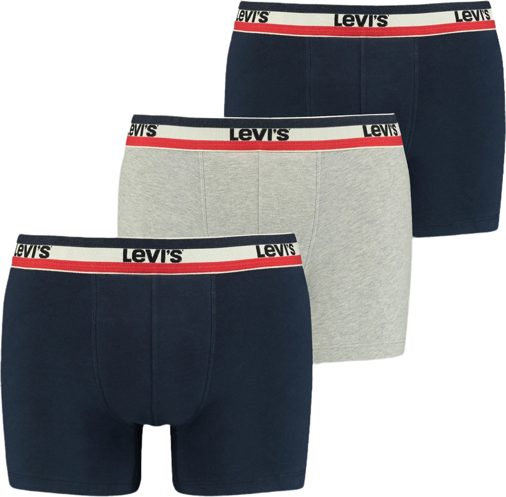 

Комплект трусов мужских Levi's 37149-0542 синих; серых S, 37149-0542