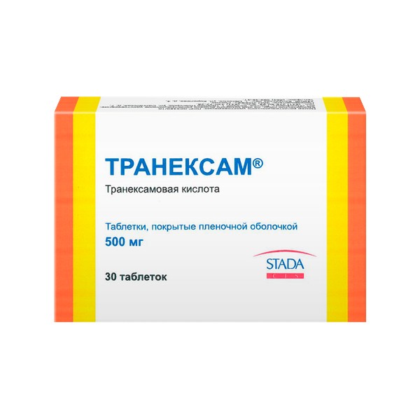 Купить Транексам таблетки 500 мг 30 шт., Обнинская Фармацевтическая Фабрика