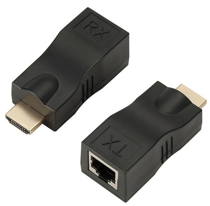 фото Конвертер (удлинитель) hdmi - utp (rx/tx) gsmin a97 black