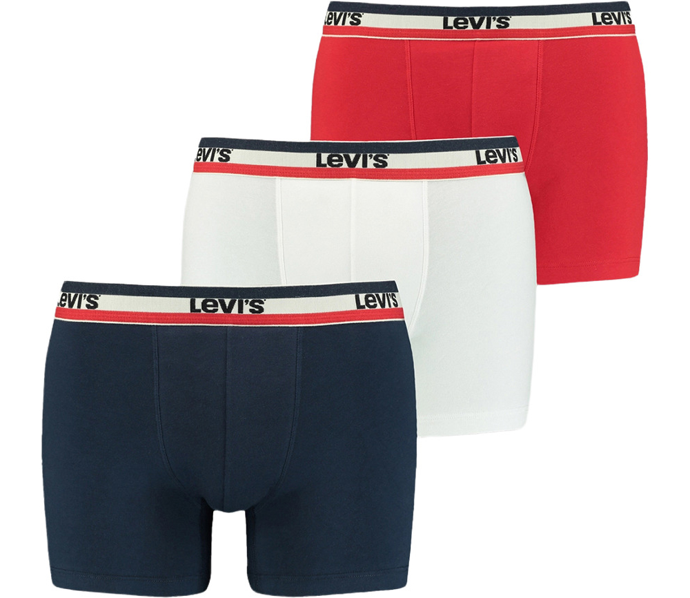 

Комплект трусов мужских Levi's 37149-0543 синих; белых; красных S, 37149-0543
