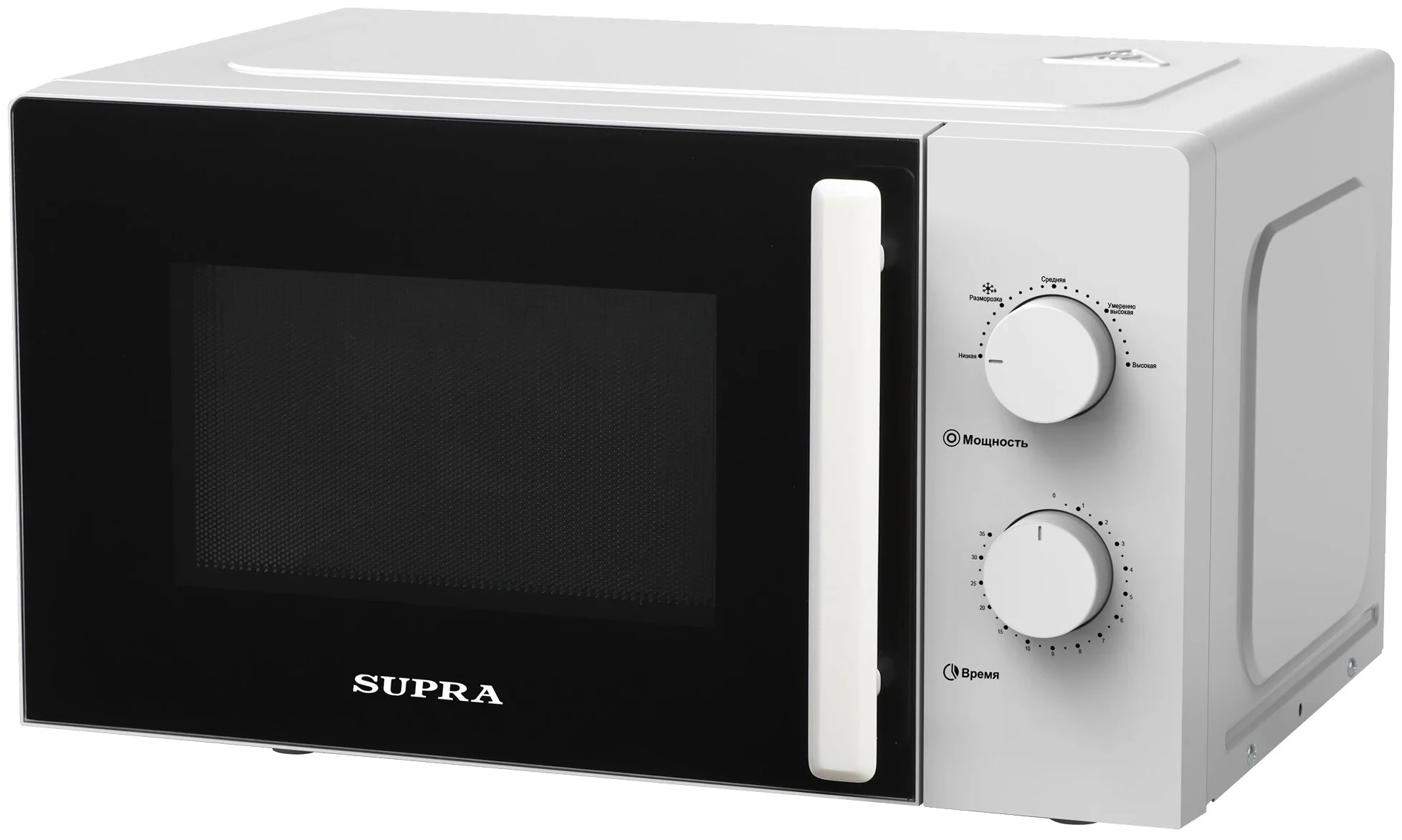 

Микроволновая печь соло Supra 20MW22 белый, 20MW22