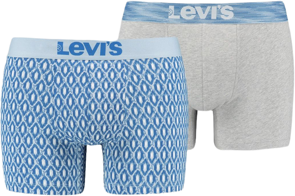 

Комплект трусов мужских Levi's 37149-0701 серых; голубых S, 37149-0701