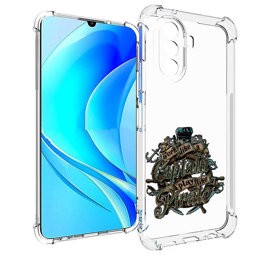 

Чехол MyPads капитан пиратов для Huawei Nova Y70 / Nova Y70 Plus (MGA-LX9N), Прозрачный, Tocco
