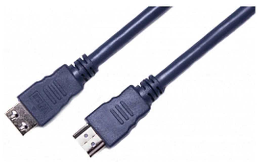 HDMI 10 м, v.2.0, K-Lock, soft cable, 19M/19M, позол.разъемы, экран, темно-серый, пакет