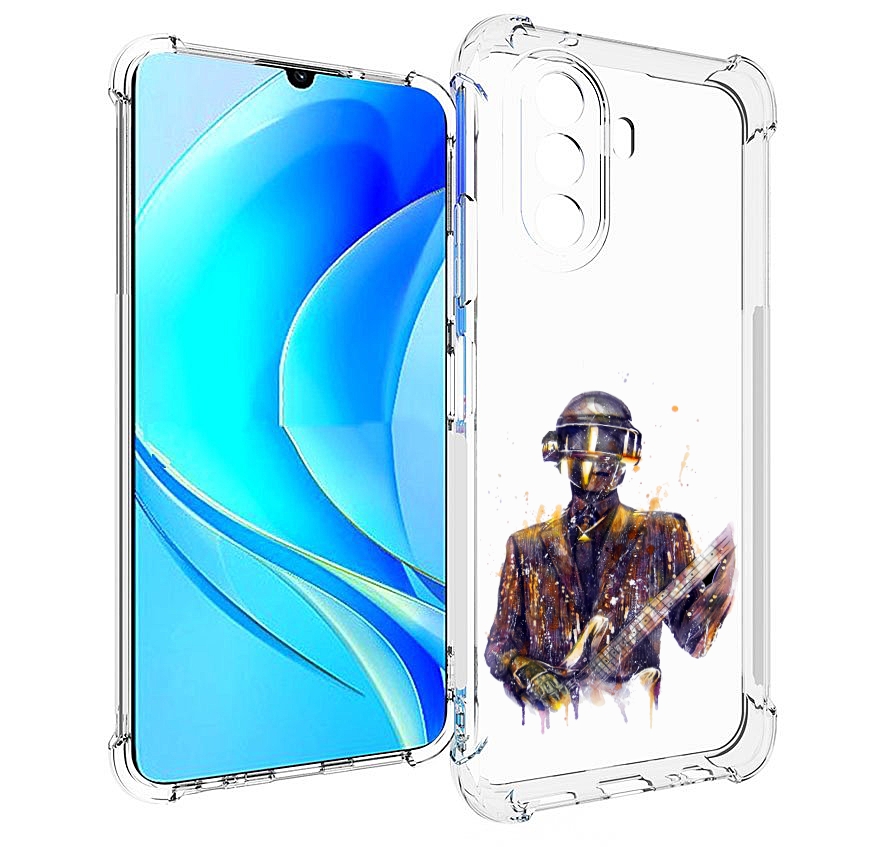 

Чехол MyPads космо-гитарист для Huawei Nova Y70 / Nova Y70 Plus (MGA-LX9N), Прозрачный, Tocco