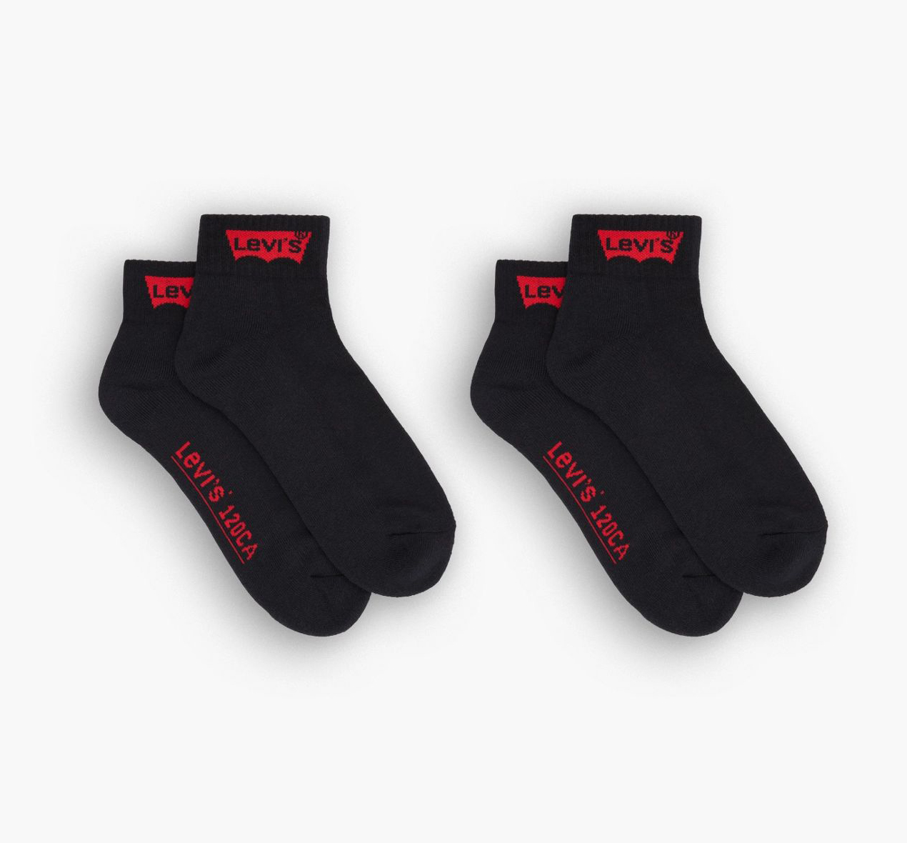 

Комплект носков мужских Levi's 37157-0348 черных 39, 37157-0348