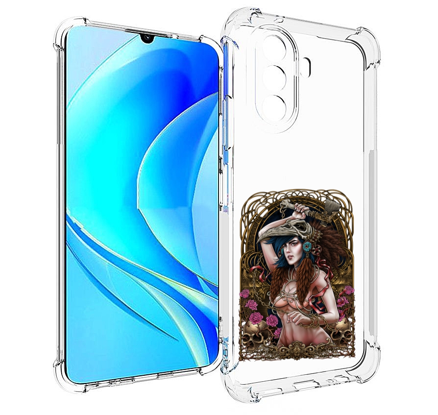 

Чехол MyPads красивая девушка рисунок для Huawei Nova Y70 / Nova Y70 Plus (MGA-LX9N), Прозрачный, Tocco