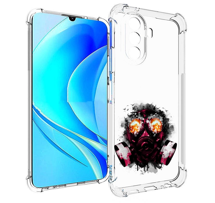 

Чехол MyPads красный противогаз для Huawei Nova Y70 / Nova Y70 Plus (MGA-LX9N), Прозрачный, Tocco