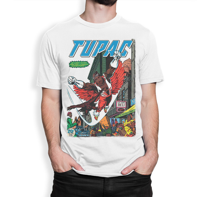 

Футболка мужская Dream Shirts 2Pac Комикс 9899042222 белая L, 2Pac Комикс 9899042222