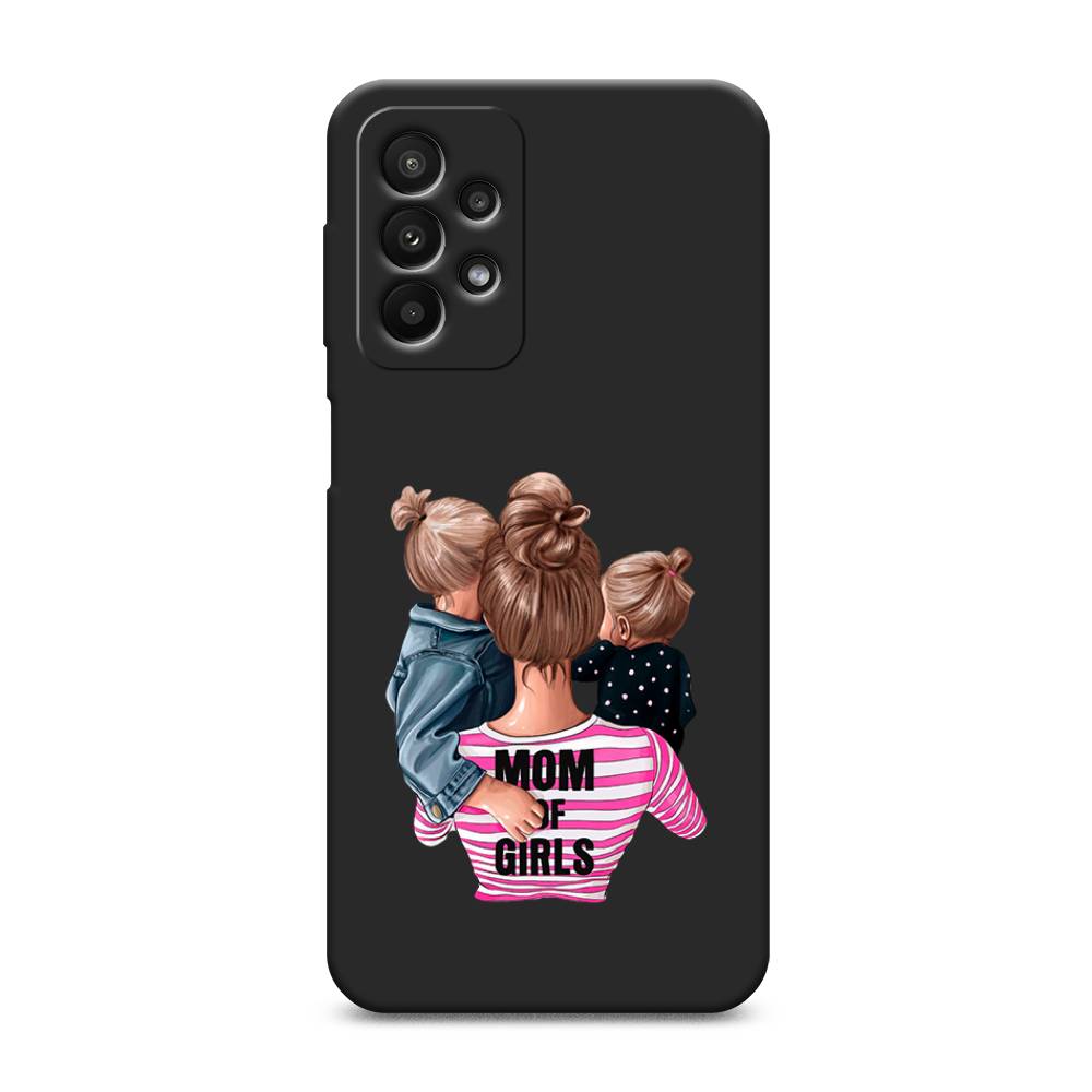 фото Матовый силиконовый чехол "mom of girls" на samsung galaxy a23 awog