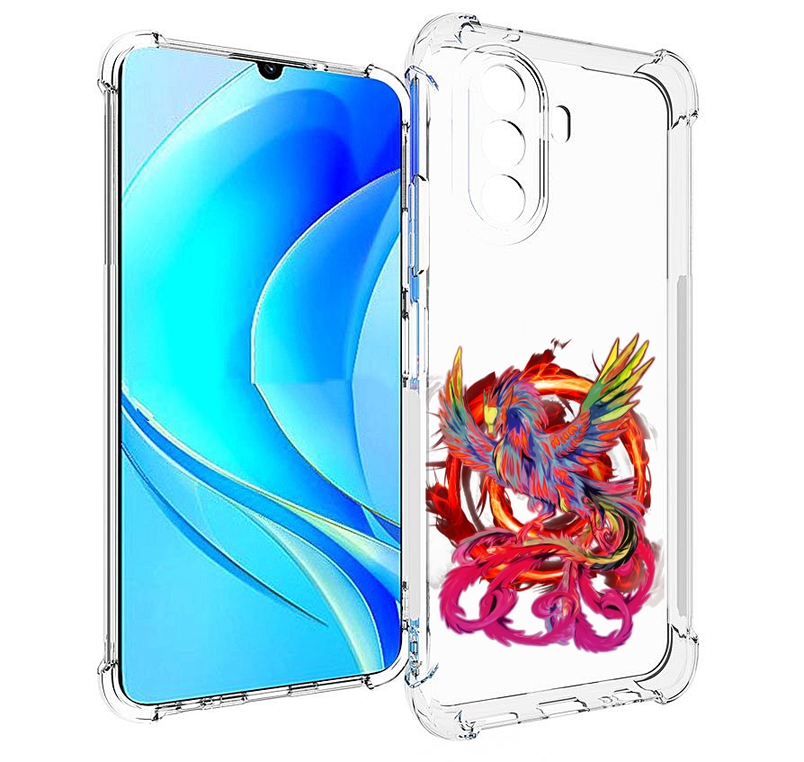 

Чехол MyPads красочный феникс для Huawei Nova Y70 / Nova Y70 Plus (MGA-LX9N), Прозрачный, Tocco