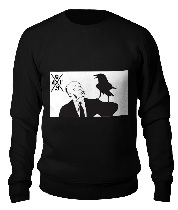 

Свитшот Printio C/л/г/э черный 2XL, C/л/г/э