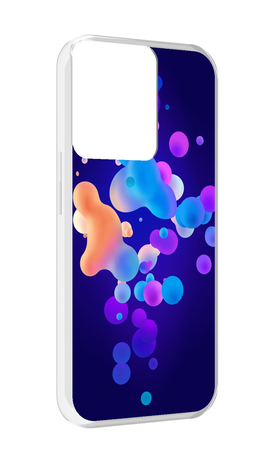 

Чехол MyPads абстрактные-пузырьки для OPPO Reno 8, Прозрачный, Tocco