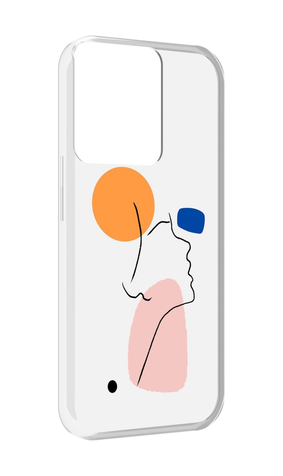 

Чехол MyPads абстракция девушки женский для OPPO Reno 8, Прозрачный, Tocco