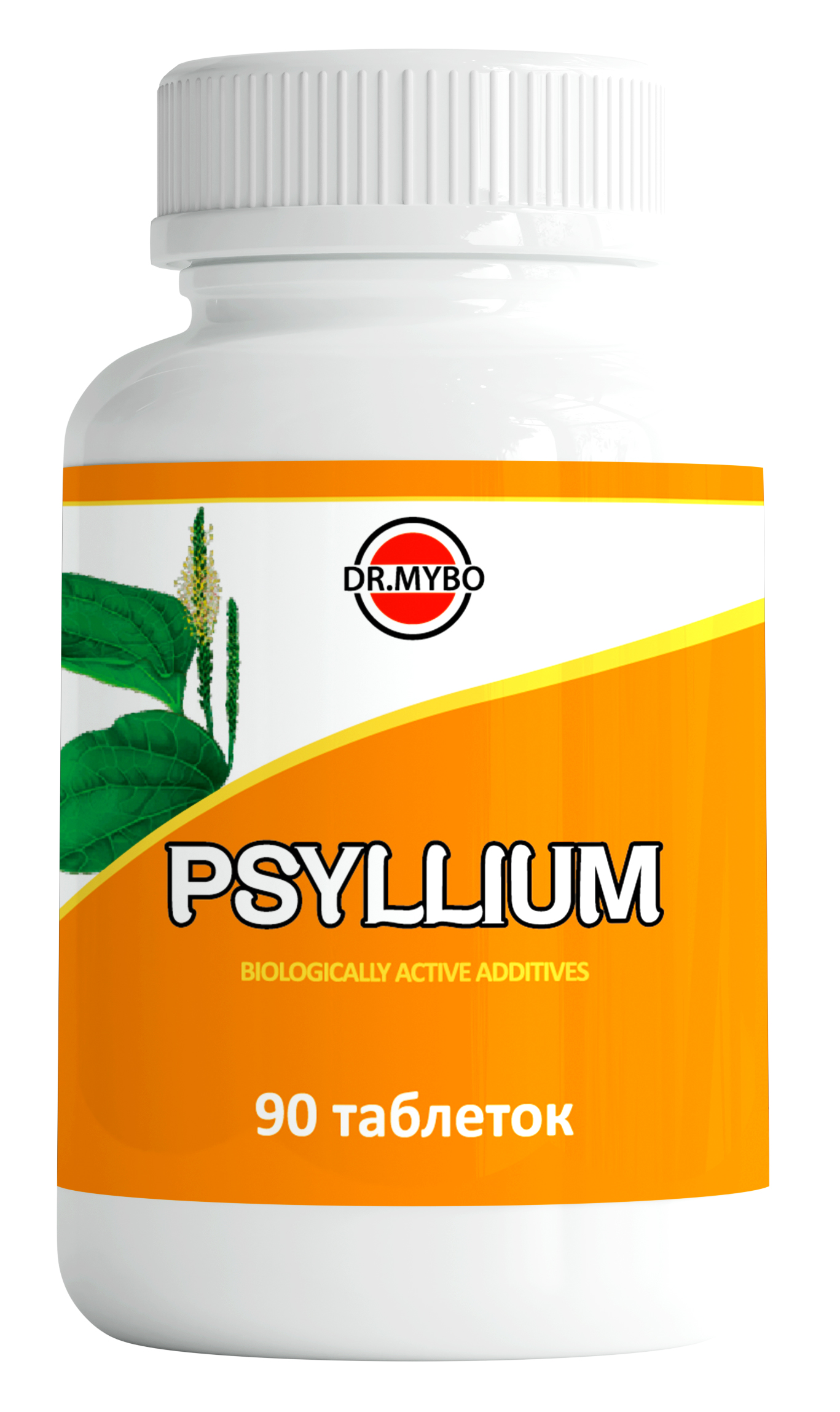 Купить Псиллиум, Dr.Mybo, шелуха семян подорожника 500 мг таблетки 90 шт., Dr. Mybo