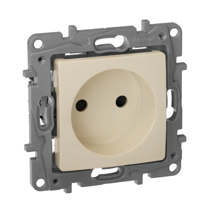 

Мех розетки Legrand Etika, б/з, винтовые клеммы, , 10шт 672320.10, Бежевый