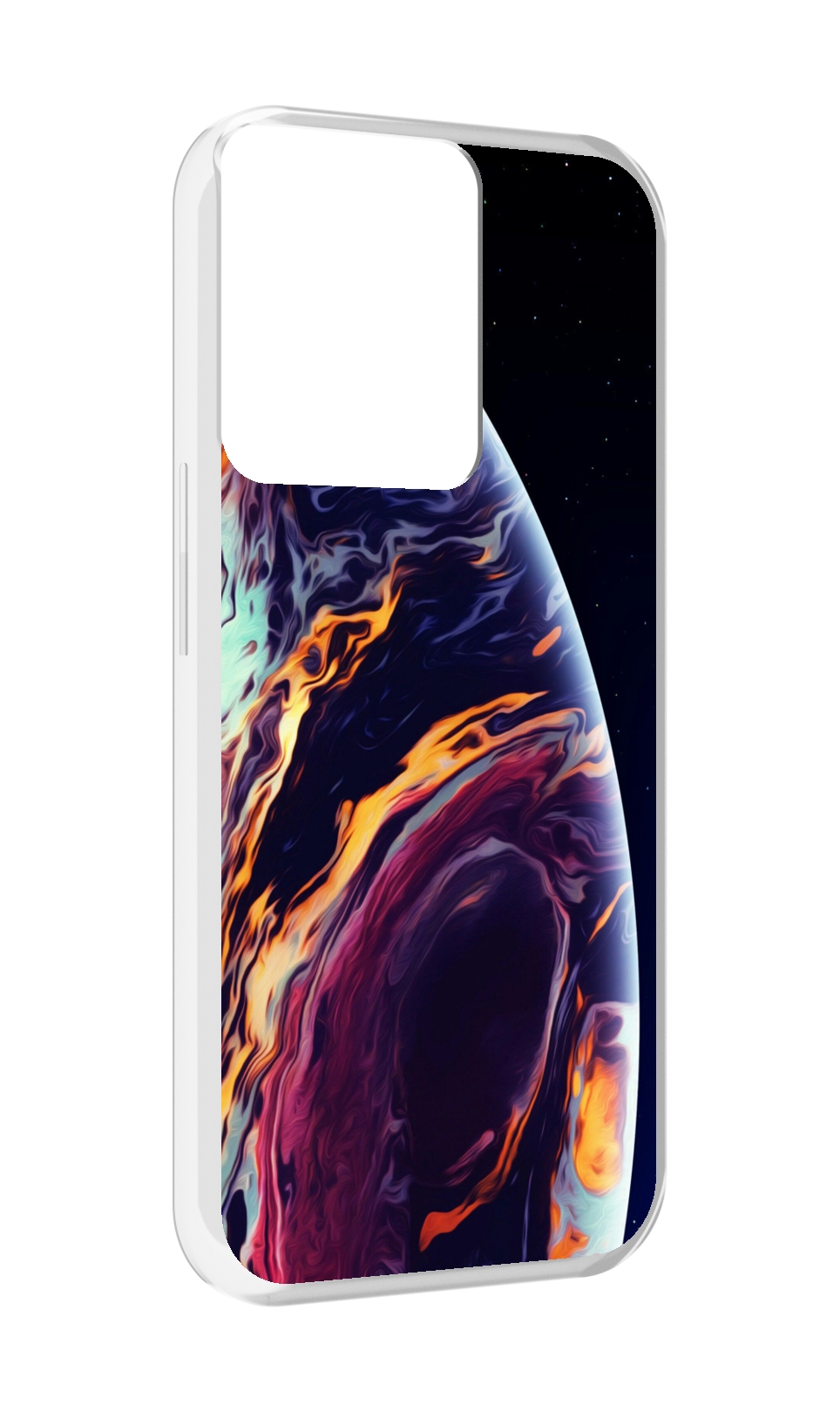 

Чехол MyPads акварельная планета для OPPO Reno 8, Прозрачный, Tocco