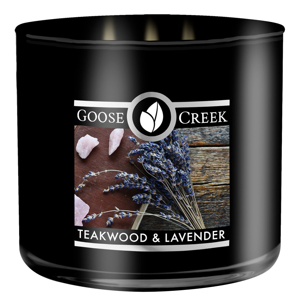 

Ароматическая свеча Goose Creek Teakwood & Lavender Тиковое дерево и Лаванда 411г, 397477