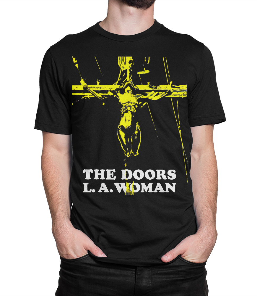 фото Футболка мужская dream shirts the doors - la woman 9899044222 черная xs