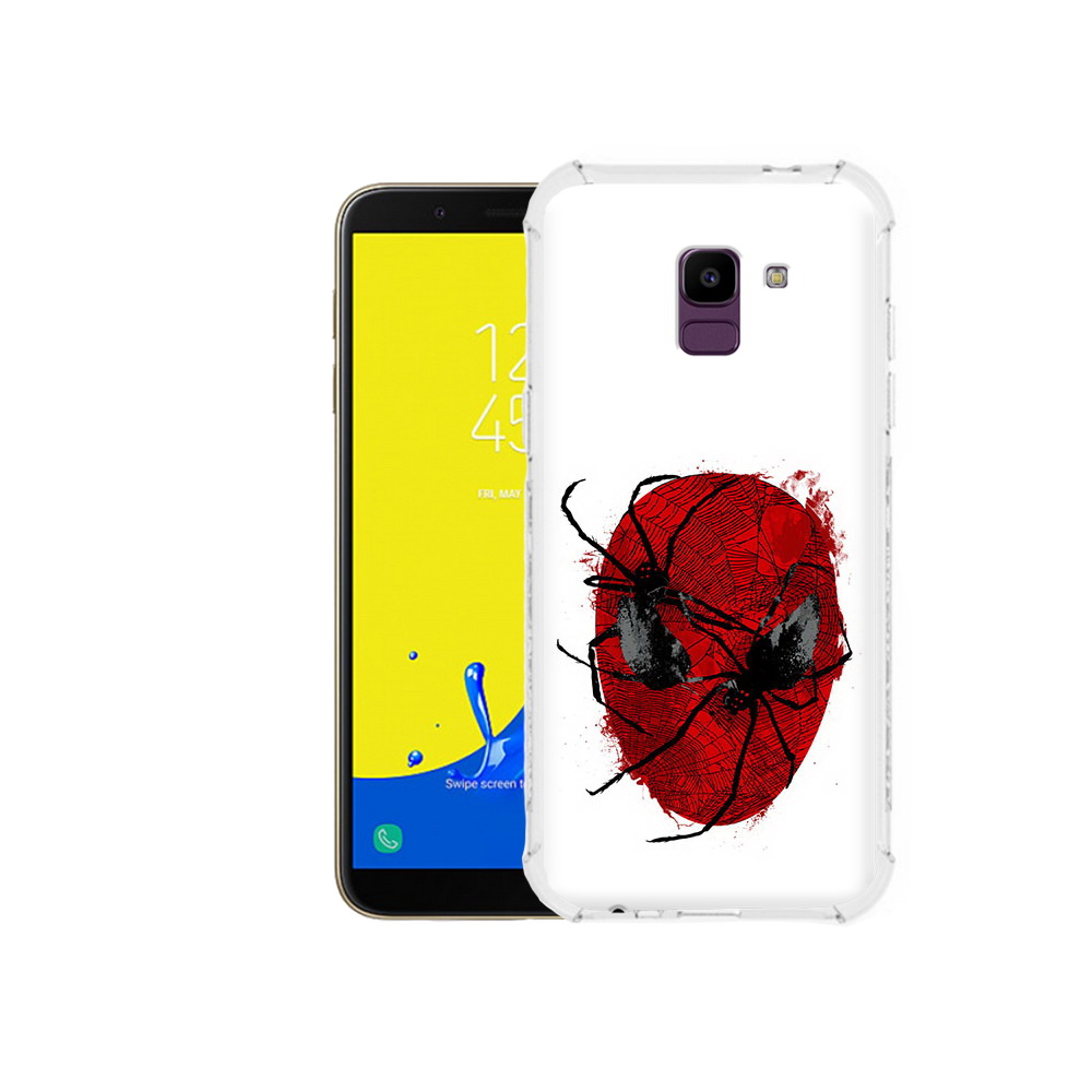 

Чехол MyPads Tocco для Samsung Galaxy J6 (2018) человек паук, Прозрачный, Tocco