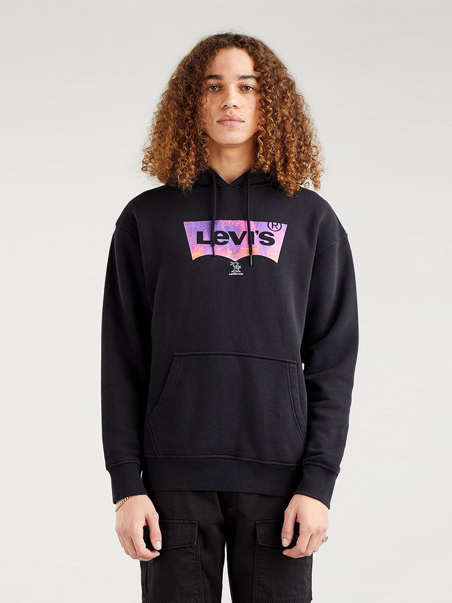 

Худи мужское Levi's 38821-0117 черное M, 38821-0117