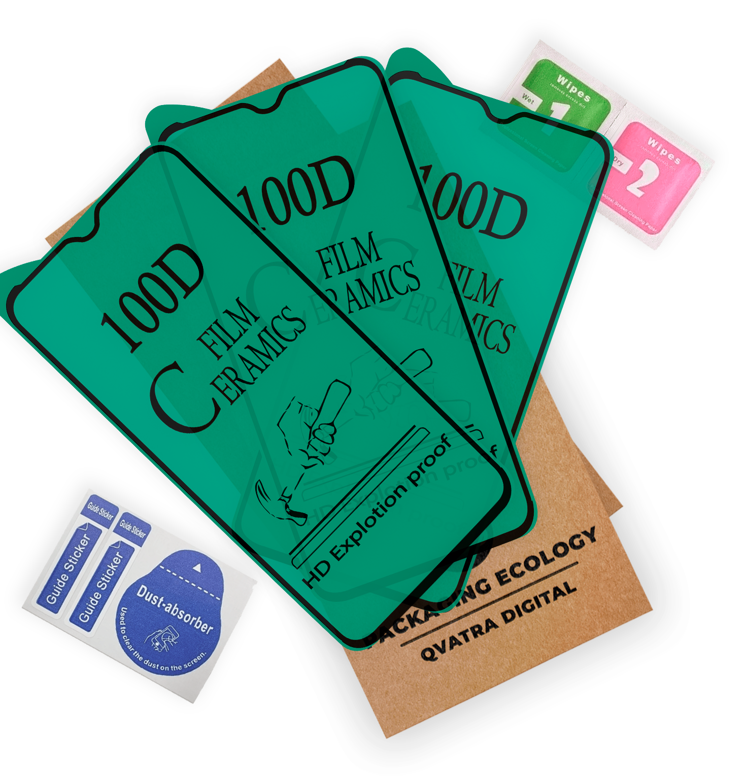 

Гибкое защитное стекло QVATRA Film Ceramics для Realme NARZO 50i 3 шт