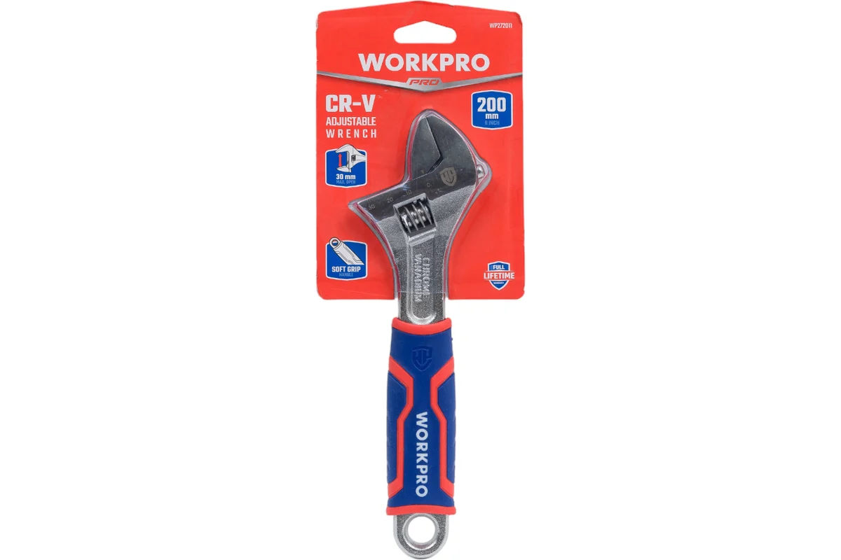 

Разводной ключ WORKPRO WP272011, WP272011