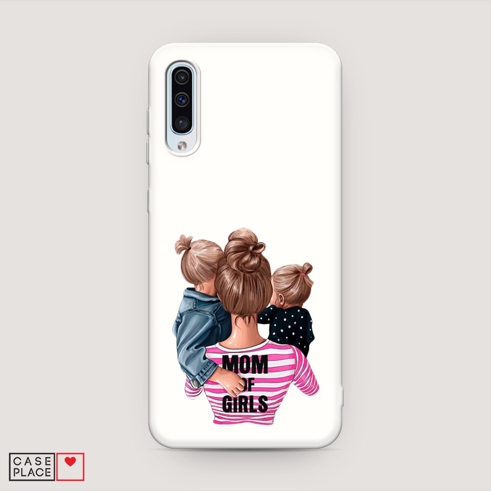 

Матовый силиконовый чехол "Mom of Girls" на Samsung Galaxy A30s