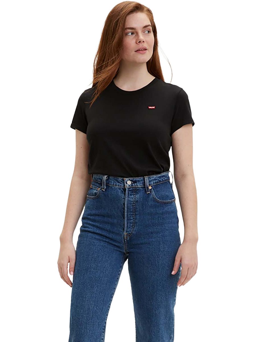 

Футболка женская Levi's 39185-0008 черная XL, Черный, 39185-0008