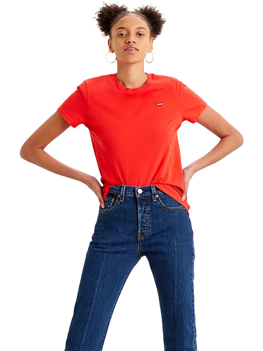 

Футболка женская Levi's 39185-0100 красная M, 39185-0100