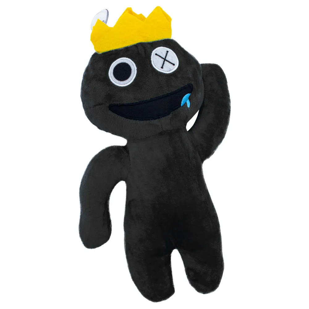 фото Мягкая игрушка roblox rainbow friends, 30 см, черный nobrand