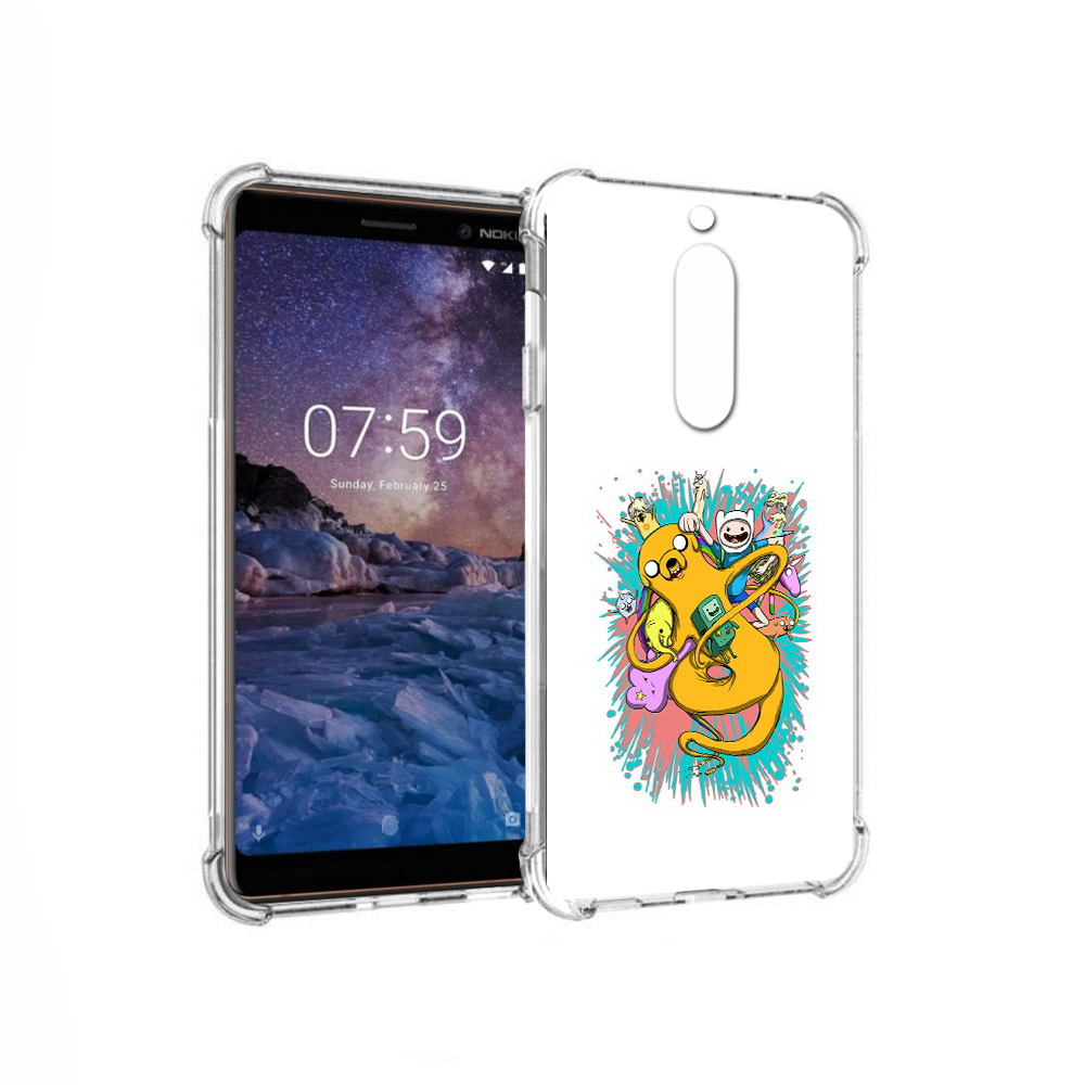 

Чехол MyPads Tocco для Nokia 7 время приключений рисунок (PT95887.123.276), Прозрачный, Tocco