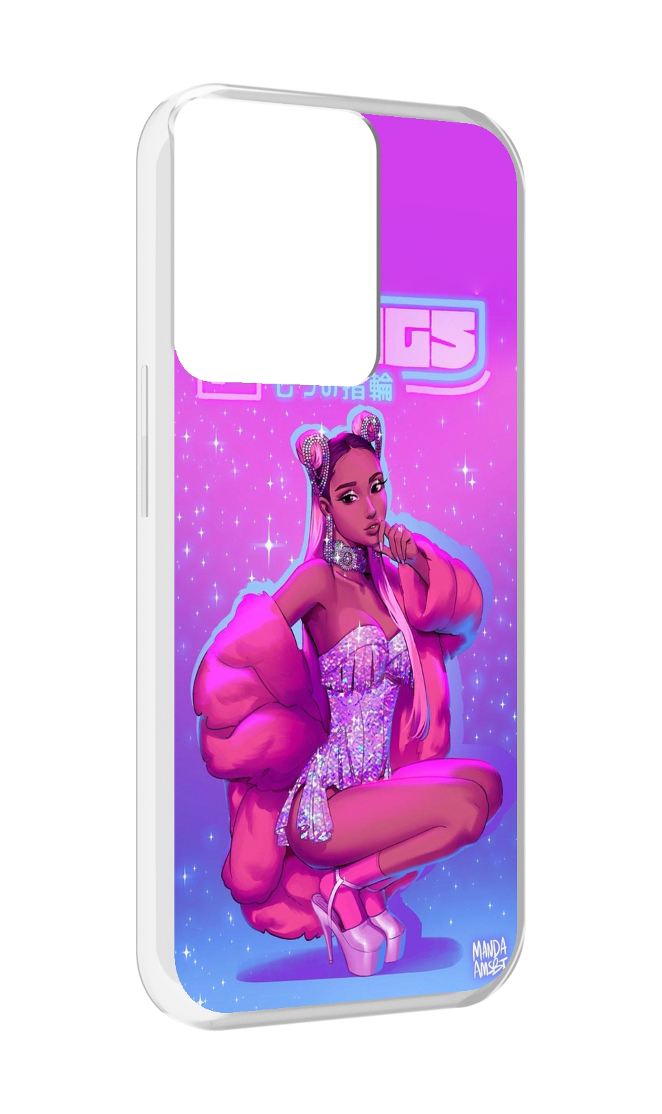 

Чехол MyPads ариана-гранде для OPPO Reno 8, Прозрачный, Tocco