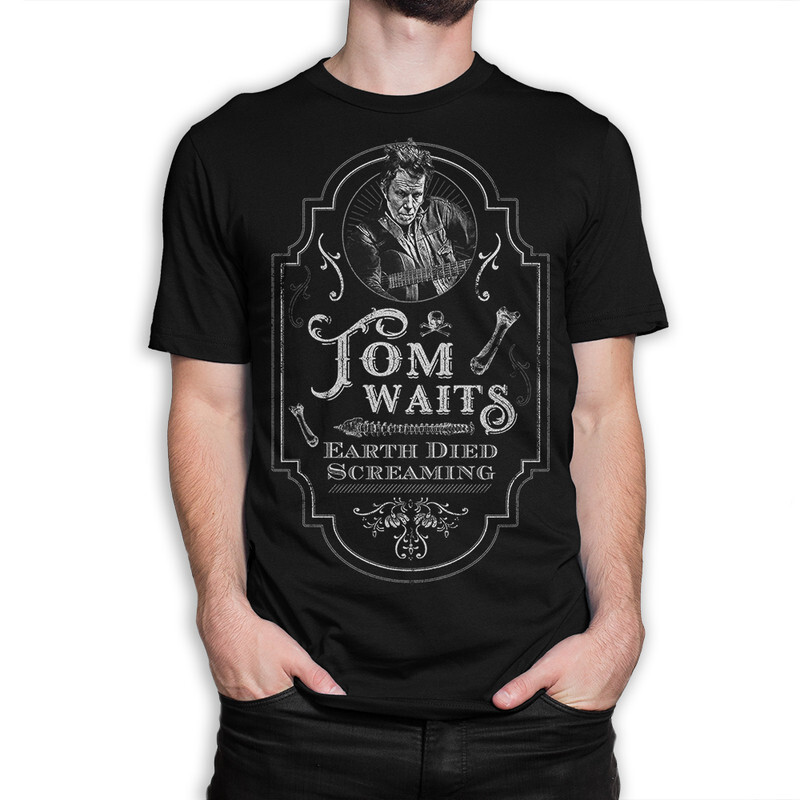 

Футболка мужская Dream Shirts Том Уэйтс 9899068222 черная XS, Том Уэйтс 9899068222