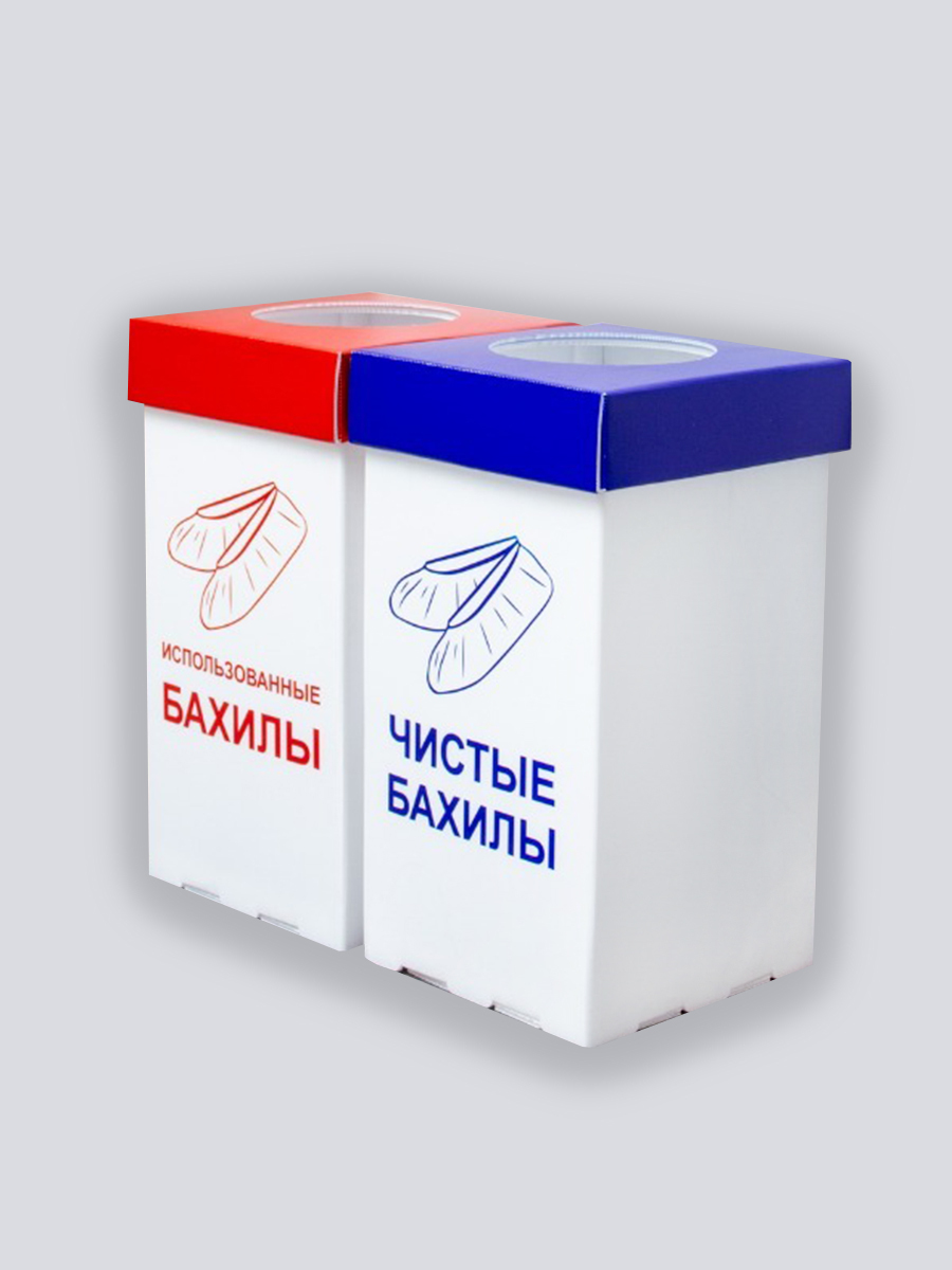 

Контейнер для мусора FIX Print Квадратная урна сборно разборная БХ4Г41Л платик 41л